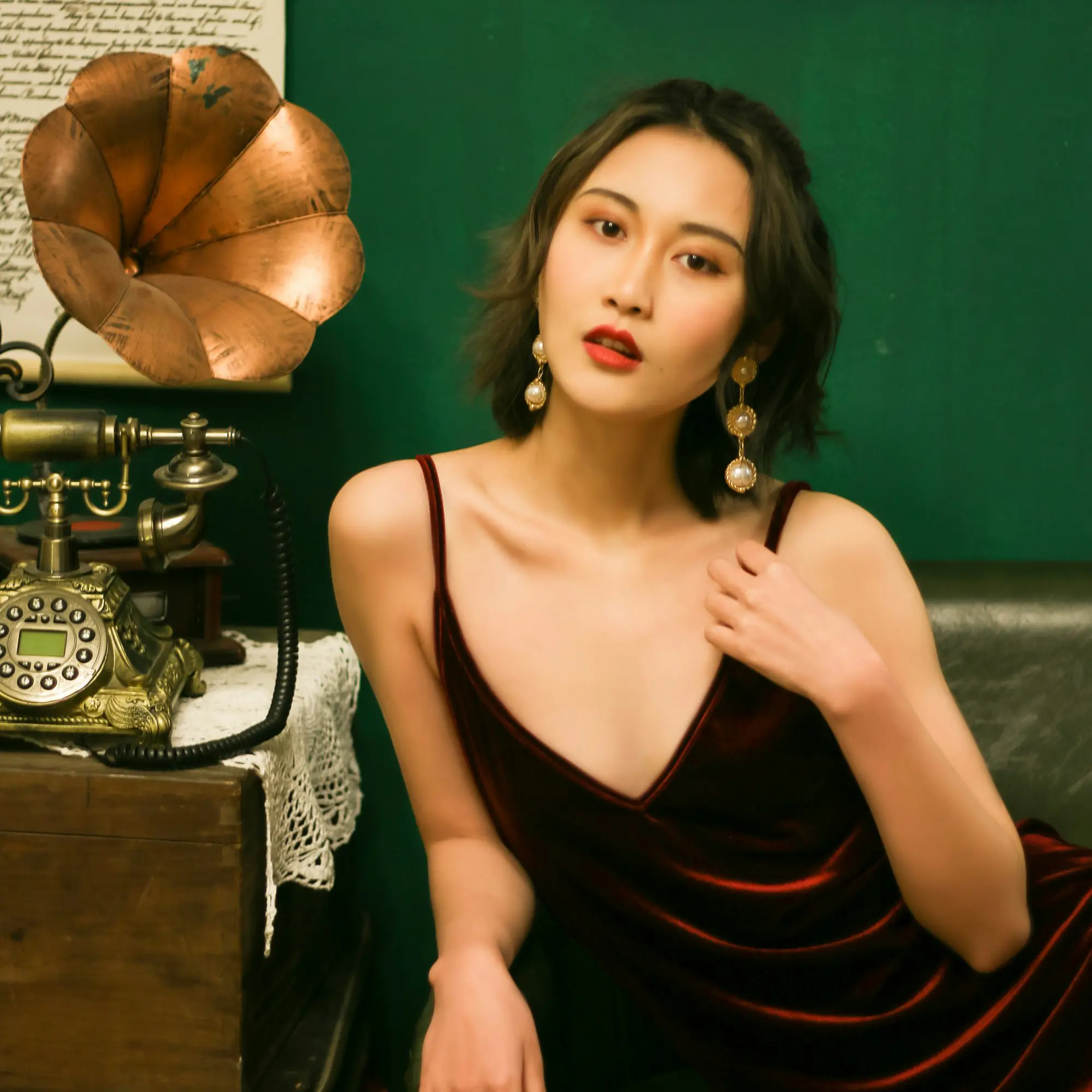 Velvet Cami Dress