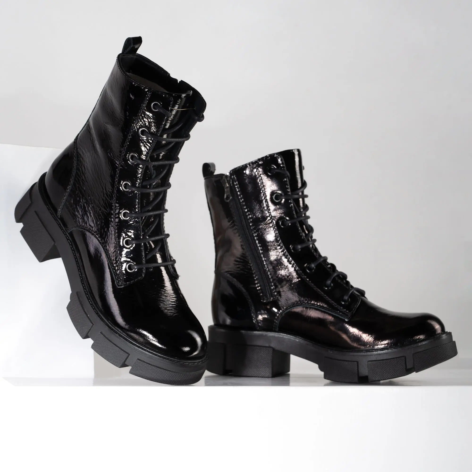 Patent Combat Boot