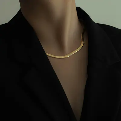Herringbone Chain Necklace