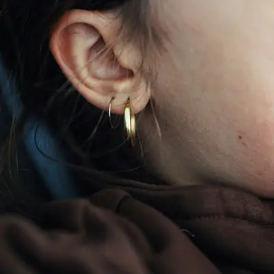Gold Hoop Earrings