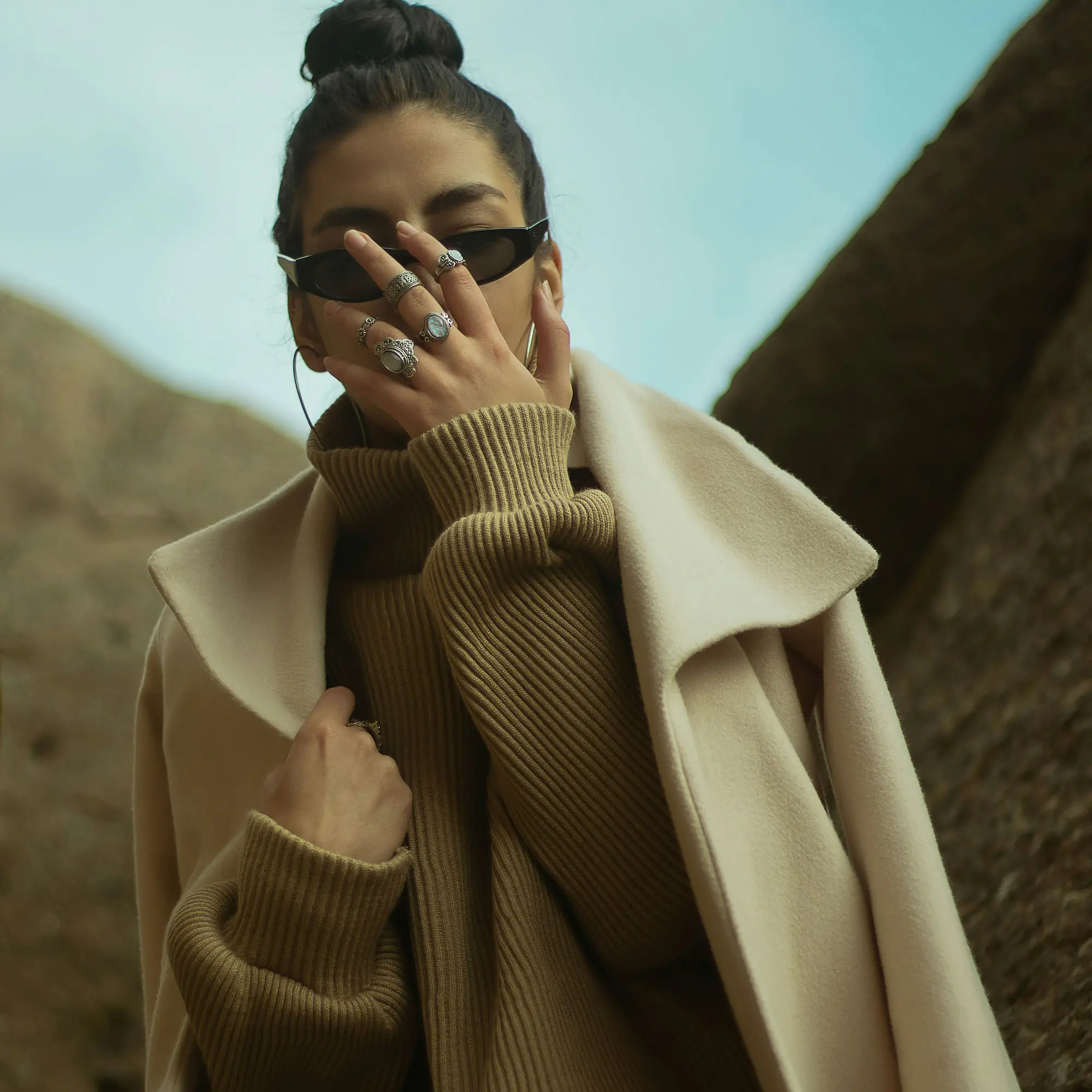 Wool Wrap Coat