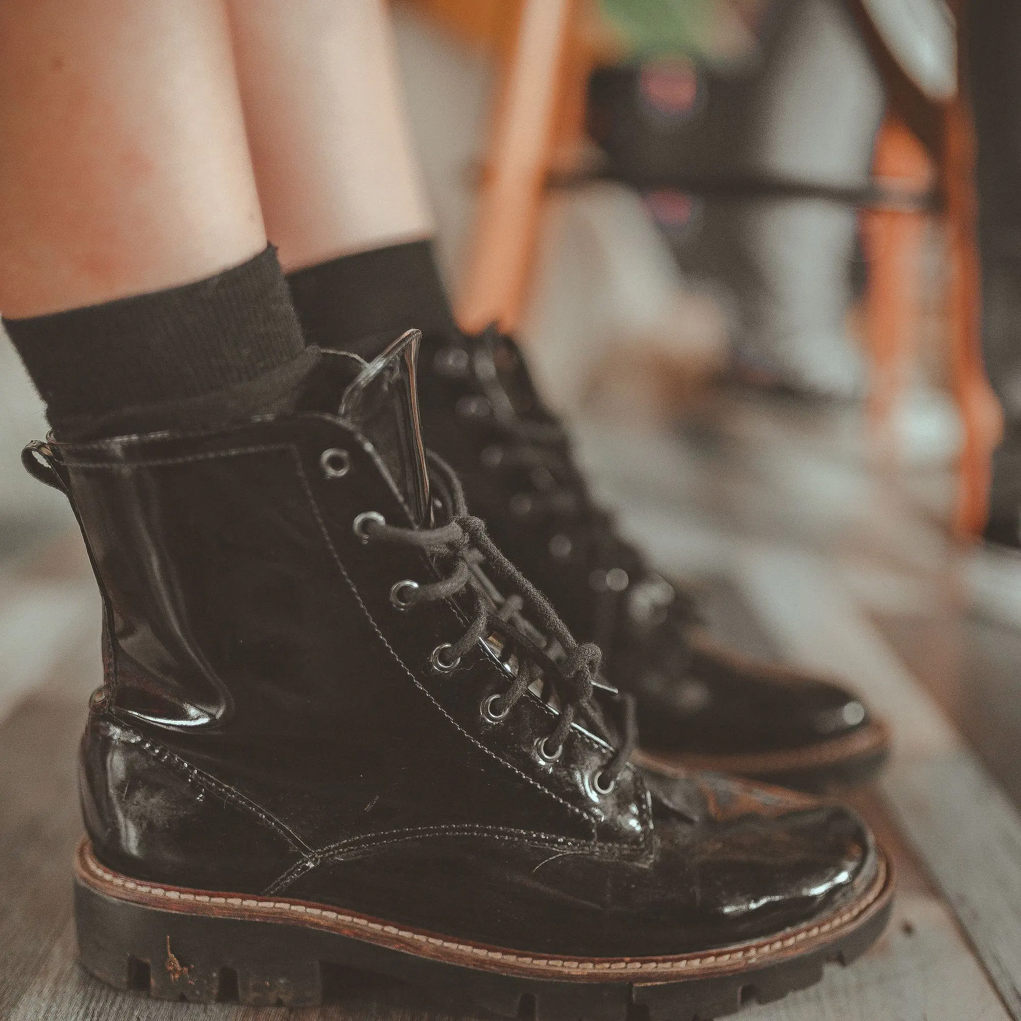Patent Combat Boot