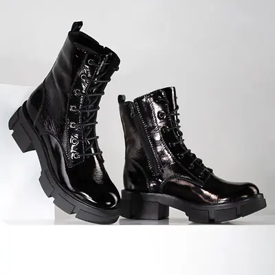 Patent Combat Boot